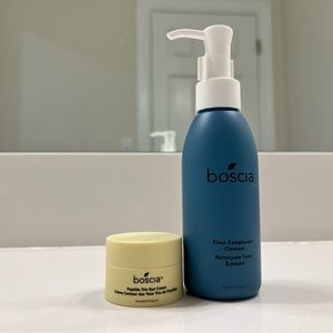 Boscia cleanser and eye cream